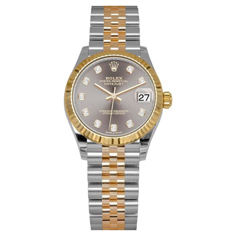 rolex donna quadrante scuro cassa brillanti|Sito ufficiale Rolex.